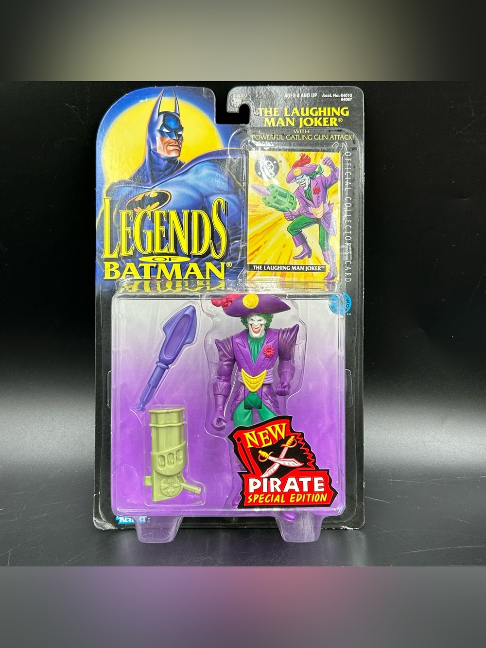 1995 Kenner Legends of Batman Laughing Man Joker Pirate Figure Sealed